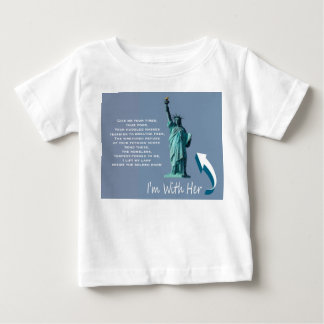 T-shirt Pour Bébé Je suis avec elle !