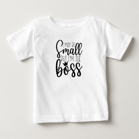 T-shirt Pour Bébé Je suis Boss Funny (Devant)