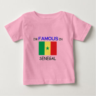 T-shirt Pour Bébé Je suis célèbre au SÉNÉGAL