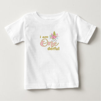 T-shirt Pour Bébé Je suis chemise onederful d'anniversaire de enfant