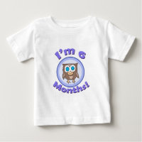 Je suis de 6 mois de hibou de vêtements de bébé