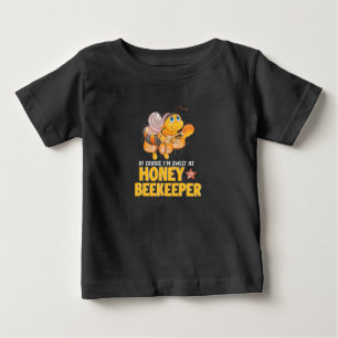 T-shirt Pour Bébé Je Suis Douce Comme Abeignets De Miel