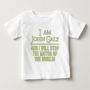 T-shirt Pour Bébé Je suis John Galt