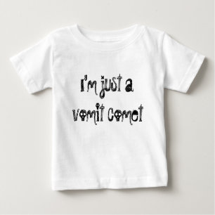 T-shirt Pour Bébé Je suis juste une comète de vomi
