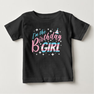 T-shirt Pour Bébé Je suis la fille de l'anniversaire