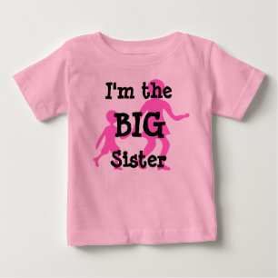 T-shirt Pour Bébé Je suis la grande soeur