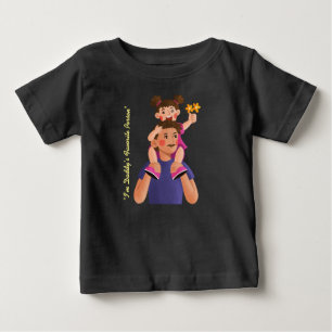 T-shirt Pour Bébé Je suis la personne préférée de papa" Baby Fine Je