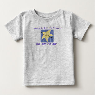 T-shirt Pour Bébé Je suis le bébé d'étoile