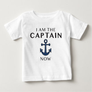 T-SHIRT POUR BÉBÉ JE SUIS LE CAPITAINE NOW