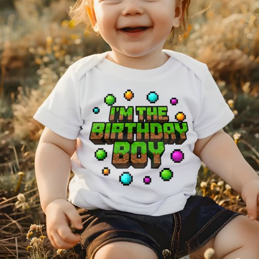 T-shirt Pour Bébé Je suis le garçon d'anniversaire