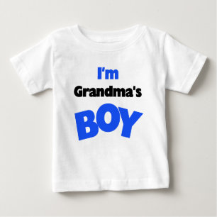 T-shirt Pour Bébé Je suis le garçon de grand-mère