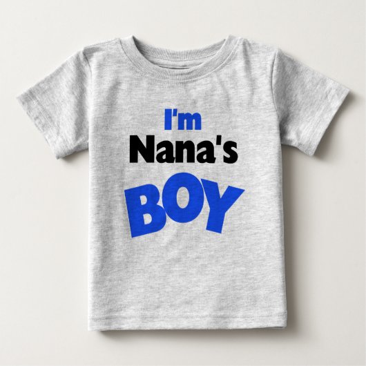 T-shirt Pour Bébé Je suis le garçon de Nana (Devant)