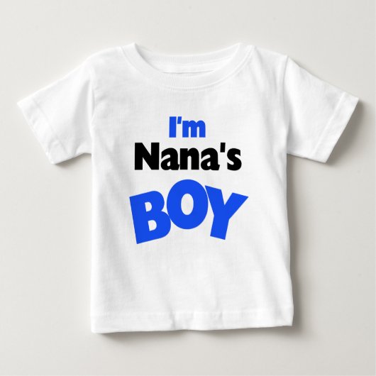 T-shirt Pour Bébé Je suis le garçon de Nana (Devant)