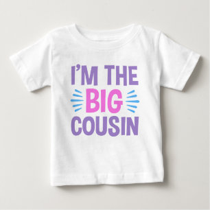 T-shirt Pour Bébé Je suis le grand cousin
