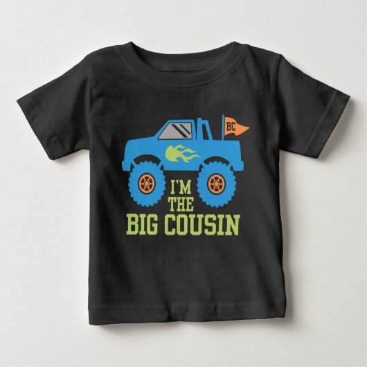 T-shirt Pour Bébé Je suis le grand cousin (Devant)