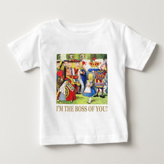 T-shirt Pour Bébé Je suis le patron de toi ! (Devant)