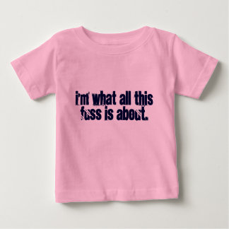 T-shirt Pour Bébé Je suis le sujet de toute cette histoire.