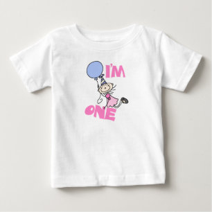 T-shirt Pour Bébé Je suis un bâton Figure Girl Anniversaire