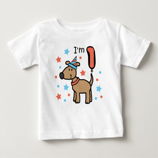 T-shirt Pour Bébé Je suis un chienchien (Devant)