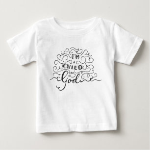 T-SHIRT POUR BÉBÉ JE SUIS UN ENFANT DE DIEU