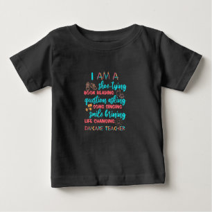 T-shirt Pour Bébé Je Suis Un Enseignant De Garderie