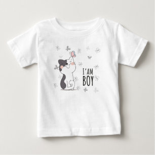 T-shirt Pour Bébé Je Suis Un Garçon