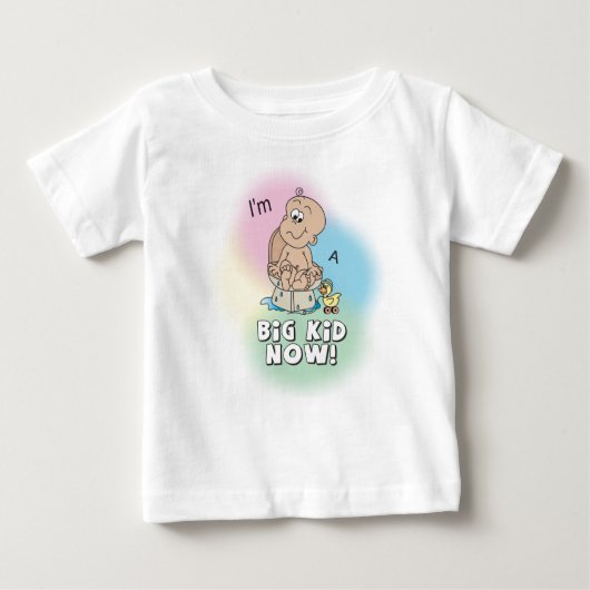 T-shirt Pour Bébé Je suis un grand enfant maintenant (Devant)