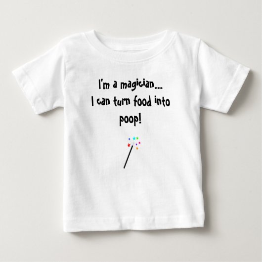 T-shirt Pour Bébé Je suis un magicien (Devant)
