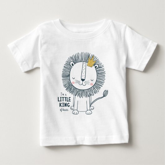 T-shirt Pour Bébé Je suis un petit roi (Devant)