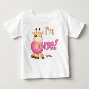 T-shirt Pour Bébé Je suis une girafe