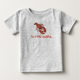 T-shirt Pour Bébé Je suis une petite coquille de football de bébé de
