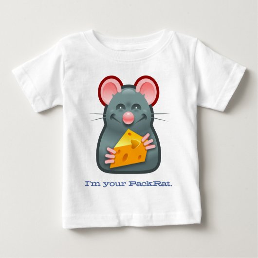 T-shirt Pour Bébé Je suis votre PackRat - pièce en t infantile (Devant)