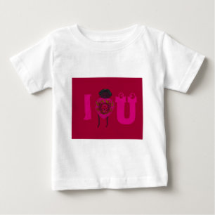 T-shirt Pour Bébé Je t'aime Nakupenda Sana Joyeuse Saint-Valentin