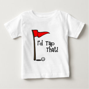T-shirt Pour Bébé Je taperais que - golf