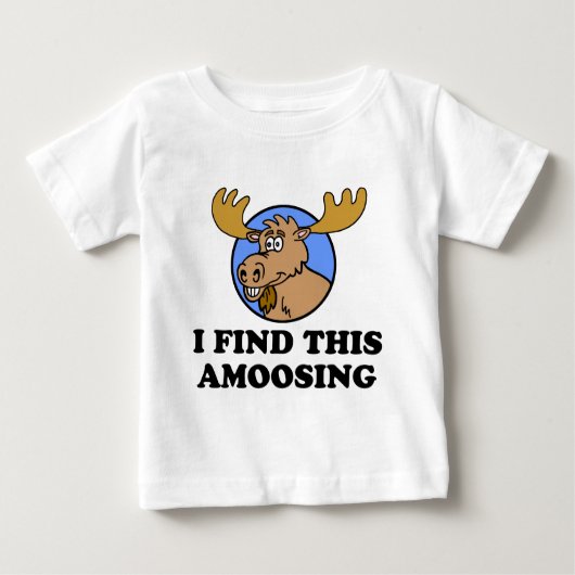 T-shirt Pour Bébé Je Trouve Ce Jeu D'Oies Amusant Et Amusant (Devant)