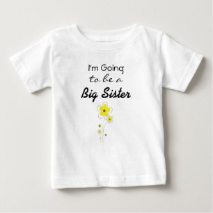 T-shirt Pour Bébé Je vais être un grand Faire-part-soeur
