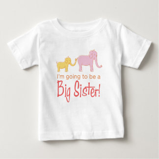 T-shirt Pour Bébé Je vais être une grande soeur