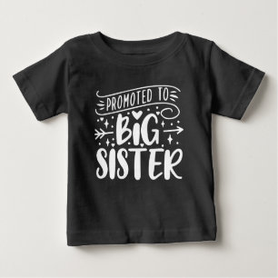 T-shirt Pour Bébé Je vais être une grande soeur/Soeur mignonne