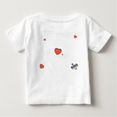 T-shirt Pour Bébé Je vais Rock (Dos)