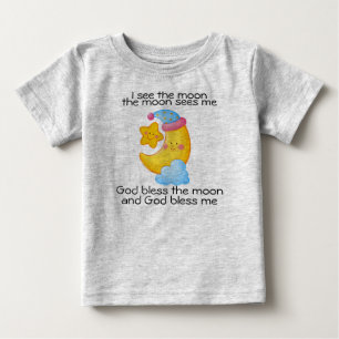 T-shirt Pour Bébé Je vois la plante grimpante de nuit de bébé de