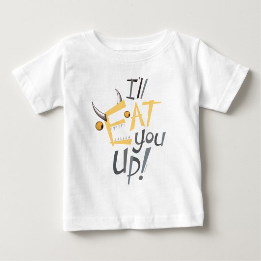 T-shirt Pour Bébé Je vous mangerai du graphisme (Devant)