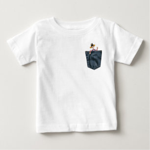 T-shirt Pour Bébé Jean Pocket Peek-a-boo Clown
