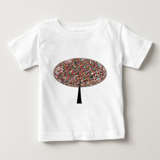 T-shirt Pour Bébé Jelly Bean Tree (Devant)