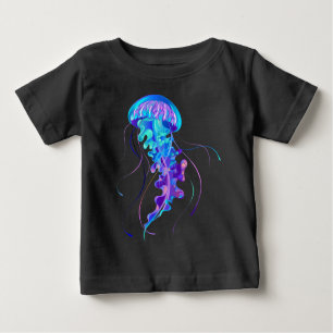 T-shirt Pour Bébé Jellyfish éclatante couleur