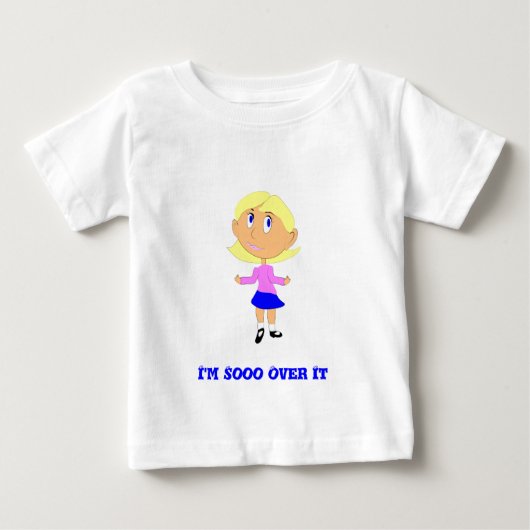 T-shirt Pour Bébé J'en suis tellement fini (Devant)