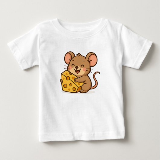 T-shirt Pour Bébé jerry ou fromage (Devant)