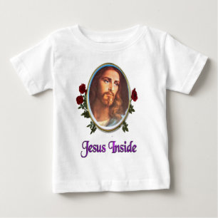 T-shirt Pour Bébé Jésus à l'intérieur
