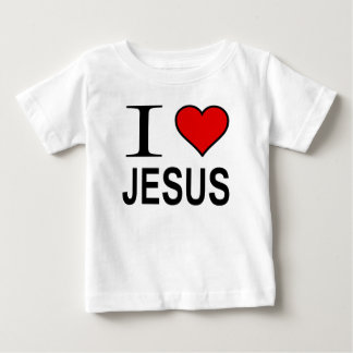T-shirt Pour Bébé Jésus cadeaux J'aime Jésus chemise à manches longu