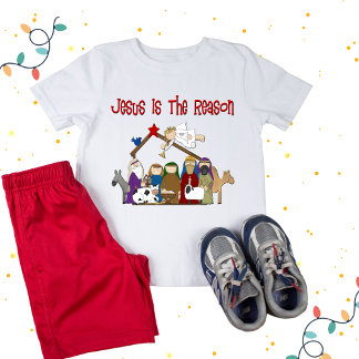 T-shirt Pour Bébé Jésus est la scène du responsable de la raison