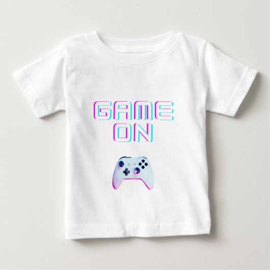 T-shirt Pour Bébé Jeu (Devant)